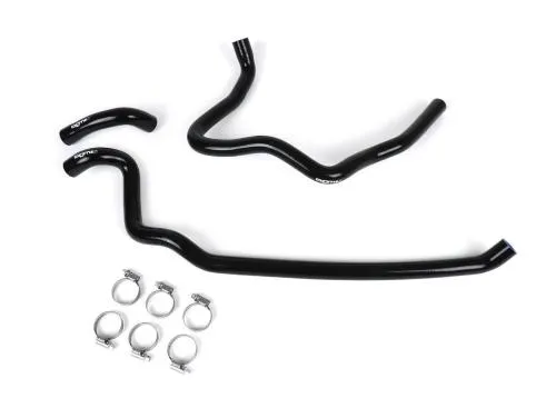 Kit 3 tubi radiatore BGM PRO BGM6610BK in silicone nero, -40/+180 °C e 4 bar, per Vespa GT, GTL, GTS e GTV a liquido compatibili.
