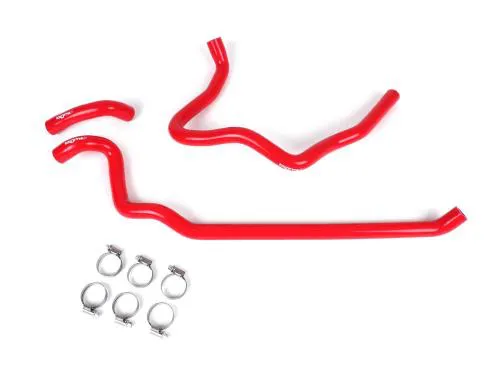 Kit tubi raffreddamento -BGM PRO silicone 180°C- Vespa GT 125-200, Vespa GTL 125-200, Vespa GTS 125-300, Vespa GTV 125-250 - rosso
