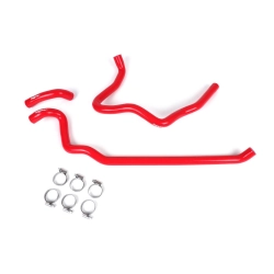 Kit tubi raffreddamento -BGM PRO silicone 180°C- Vespa GT 125-200, Vespa GTL 125-200, Vespa GTS 125-300, Vespa GTV 125-250 - rosso