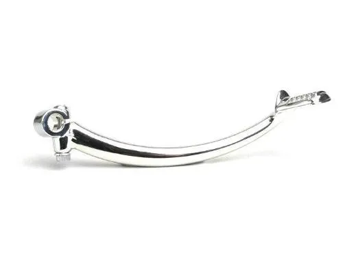 Leva avviamento BGM ORIGINAL 9010029C cromata per Vespa V50, V90, Primavera 125 ed ET3 compatibili. Verificare albero e dentatura.