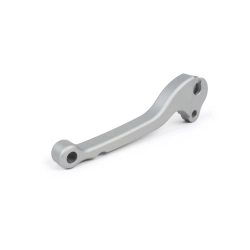 Leva frizione BGM PRO CNC BGM4572 in alluminio anodizzato grigio acciaio, per Vespa Largeframe 1957-1998 e Smallframe 1963-1989.