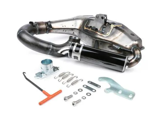 Marmitta -BGM PRO Clubman V4.0 Sport- Lambretta (1a serie, 2a serie, 3a serie) - non verniciato