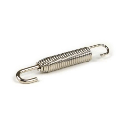Molla scarico BGM ORIGINAL BGM0903E in acciaio inox, lunga 70 mm e per impiego universale. Verificare distanza e geometria degli attacchi.