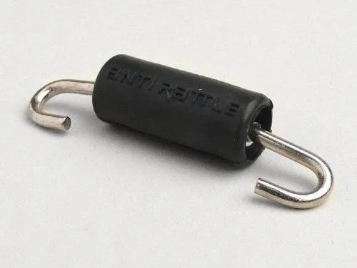Molla marmitta BGM ORIGINAL BGM0901 Anti Rattle in acciaio inox, lunga 55 mm, con rivestimento antivibrazione e ganci orientabili a 360°.