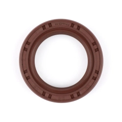 Paraolio (con labbro della polvere) 24x35x7mm -BGM PRO FKM/Viton® (E10/resistente all'etanolo)- usato per albero motore Piaggio 125-180 ccm 2 tempi (SKR, Runner, Dragster, TPH), compatibile anche Vespa PX, ETS, T5, Cosa, LML Star 2T