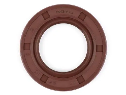 Paraolio 25x42x6mm -BGM PRO FKM/Viton® (E10/resistente all'etanolo)- accensione aussen Lambretta LI (Serie 2-3), LIS, SX, TV (Serie 2-3), DL, GP)