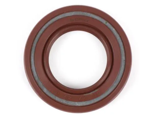 Paraolio posteriore BGM PRO BGM1043 in FKM 27x47x6 mm, con doppio labbro, per Vespa PX prima serie, Rally e Largeframe compatibili.