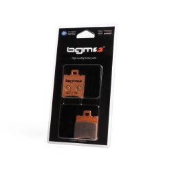 Brake pads -BGM PRO Sintersport 39.7x49.5mm- brake caliper SIP, APRILIA Amico GL, GLE, LX, Sport Life, LX 50cc 1992 (front), Area 51 50cc 1998 (front/rear), Compay 125cc 2003 (front), Compay 50cc 2002 (front), Gulliver 50cc 1995 (front), Gulliver LC 50cc