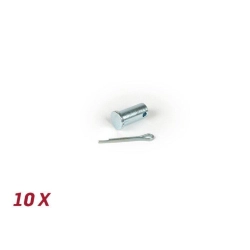 Perno Ø=5.4x11mm + copiglia, freno posteriore -BGM ORIGINAL- Vespa V50, 50N, PV125, ET3, PK S, PK XL1, PK XL2, ETS, VNA, VNB, VBA, VBB, Super, GL, GT, GTR, TS, Sprint, GS, SS, Rally, PX - 10 pz