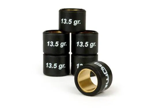 Rulli variatore BGM ORIGINAL BGM2111 da 21×17 mm e 13,5 g. Ricambio per variatori che richiedono esattamente formato e peso indicati.