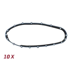 Set guarnizioni coperchio motore -BGM PRO silicone- Lambretta LI 125-150, LIS, SX, TV (serie 2-3), DL/GP 125-200 - 10 pz