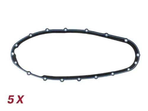 Set BGM PRO BGM1220CCSV con 5 guarnizioni coperchio motore siliconate, spessore 0,5 mm, per Lambretta LI, LIS, SX, TV e DL/GP 125-200.