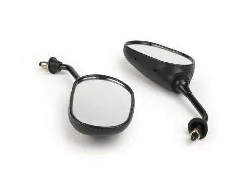 Set specchio -universale con omologazione E- M8 filettatura dx (specchio dx con filettatura sx)