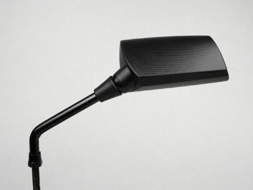 Specchio sinistro BGM ORIGINAL F1 2K10 nero, attacco filettato M8 e stelo da 75 mm. MPN 7671273, GTIN 4251389144472.