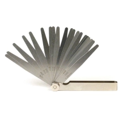 Spessimetro -UNIVERSALE- 20 lamine, metallo - 0.05-1.00mm + 0.002-0.040 inch