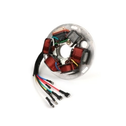 Statore BGM ORIGINAL V2.5 BGM8027 con sette cavi in silicone per Vespa PX e PE con batteria prodotte dal 1982 al 1984.
