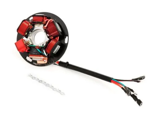 Estator BGM PRO HP V2.5 silicona - Vespa PX PE (con batería 1982-1984) - 7 cables