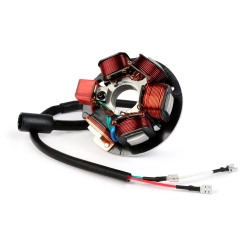 estator BGM PRO HP V2.5 silicona - Vespa PK XL - 5 bobinas, 6 cables (conector redondo de 3 polos) - para vehículos sin batería