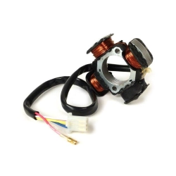 Statore completo -QUALITÀ OEM - Morini 50cc (tipo AH) - 4 cavi (Ø 79,3mm)- Vespatronic, Varitronic, Pinasco Flytech, Polini IDM, Malossi VesPower, Parmakit - Suzuki Address50, AP50, Derbi Atlantis50 (Derbi Motor), Malaguti Crosser50, It