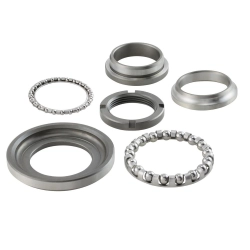 Kit cuscinetti sterzo superiore e inferiore a 6 pezzi, senza parapolvere, per Vespa classiche e diversi scooter Piaggio/Gilera.