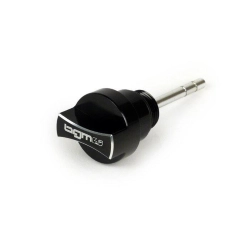 Tappo con asta livello olio -BGM PRO, olio motore - Piaggio Leader/Quasar- Vespa ET4, LX, LXV, S, GT, GTS, GTV, GTL 125-300cc - nero anodizzato