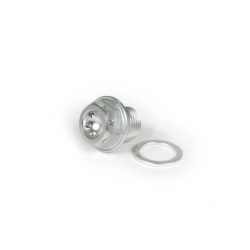 Tappo riempimento olio -BGM Pro made by JPP, alluminio CNC- Lambretta LI, LIS, SX, TV, DL, GP, J, Lui - argento anodizzato