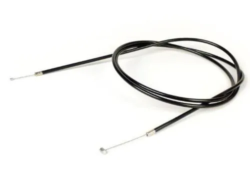 Cavo comando gas BGM ORIGINAL BGM6413TC nero per Vespa PX Arcobaleno dal 1984, fornito come trasmissione completa.