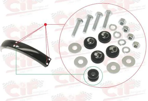 Vite fissaggio ( lunghezza totale 41mm) fiancatine laterali Piaggio Ciao-Si.