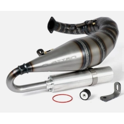 Marmitta ad espansione QUATTRINI M3 200 S Competizione specifica per cilindro 200cc M200S per Vespa 50 - Primavera - ET3