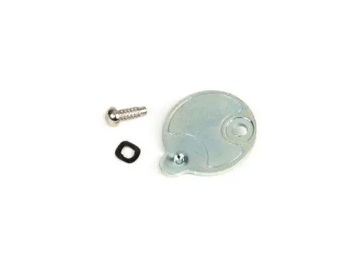 Round steering lock cover for Vespa