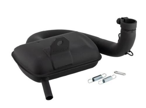 Marmitta Racing Exhaust Sip Road 3.0 nera per Vespa 125 VNA/VNB/GT/GTR/Super/150 VBA/VBB/?GL/Sprint/Super/T4