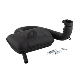 Marmitta Racing Exhaust Sip Road 3.0 nera per Vespa 125 VNA/VNB/GT/GTR/Super/150 VBA/VBB/?GL/Sprint/Super/T4