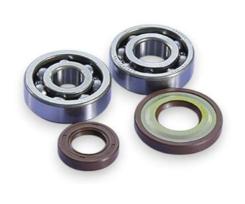 Kit 2 cuscinetti e 2 paraoli FKM POLINI per revisione albero motore cono 20mm per Vespa PK 50-125/ S/ XL/ XL2/ FL/ HP/ N/ Rush