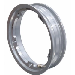 Cerchio F.A tubeless in lega canale 2.10x10" grigio per Vespa PX - 50 - Primavera - ET3 (Valvola e dadi inclusi)