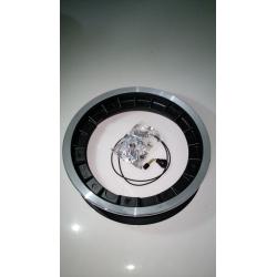 Cerchio tubeless in lega scomponibile canale 2.10x10" nero per Vespa PX - 50 - Primavera - ET3