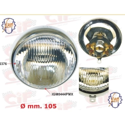 fanale anteriore originale siem completo di portalampada-ø mm.105 VL2 VL3