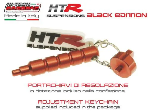 Ammortizzatore Anteriore HITECH HTR Black Edition a Gas per Vespa 50, Primavera, ET3, PK