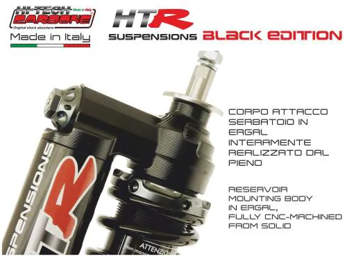 Ammortizzatore Anteriore HITECH HTR Black Edition a Gas per Vespa 50, Primavera, ET3, PK