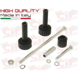Kit CIF con silent block, perno motore, vite ammortizzatore posteriore e bulloneria 8.8 per Vespa 50, 90, Primavera ed ET3.