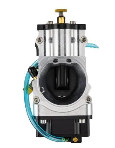 SmartCarb SC3 Lefthand 38 mm: attacco motore 46 mm, lato filtro 62,4 mm, lunghezza 80,5 mm e regolazione esterna senza getti.