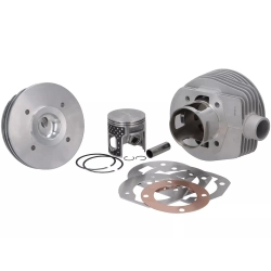 BGM PRO BGM1770T2 per Vespa Largeframe 2 travasi: alluminio Nikasil Ø63, 177 cc corsa 57/187 cc corsa 60, pistone Meteor e testa CNC.