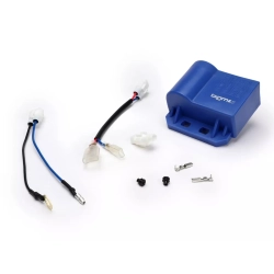 Centralita BGM PRO con sincronización fija para encendido IDM - tipo Ducati azul Vespa PX, PK, Lambretta - Polini IDM, Vespatronic, VesPower, Varitronic, Flytech, Parmakit