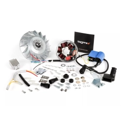 Kit BGM PRO BGM666SP1 elettronico 12 V con volano da 1850 g per Vespa Sprint, GT, GTR, Super, GL, VNA, VBA, VNB e VBB a cono piccolo.