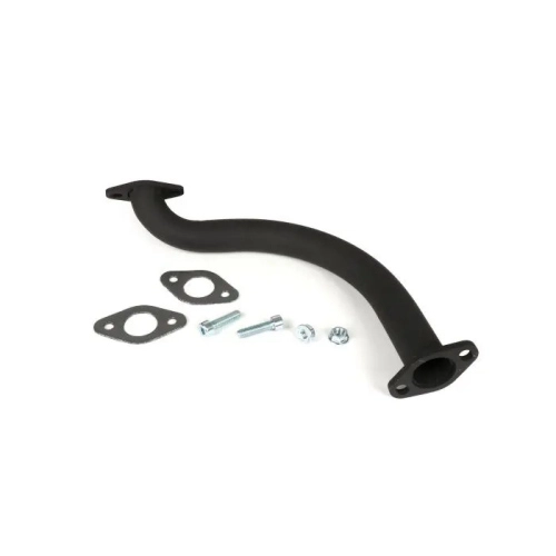 Collettore BGM PRO BGM125BB BigBore in acciaio nero, interno 30 mm, per marmitte banana Piaggio, Sito e Faco su Vespa Primavera 125 ed ET3.