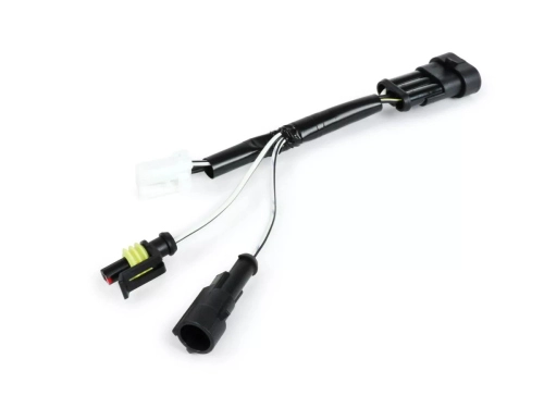 Kit cavo adattatore per conversione frecce posteriori -BGM PRO- Vespa GTS125-300 HPE (2019-) - per montare le frecce Moto Nostra LED con luce sequenziale dinamica a LED e fanale posteriore (modelli fino al 2018)