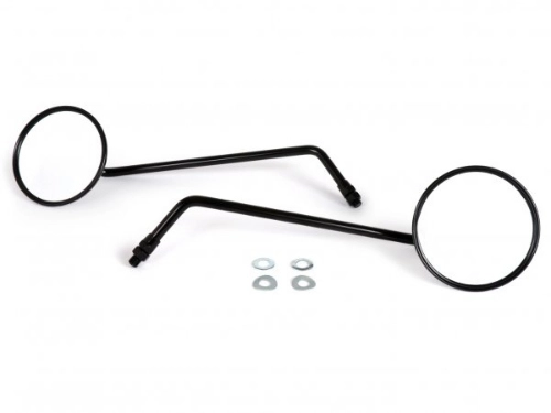 Specchietto -BGM PRO, Ø=105mm- Vespa destro sinistro nero, coppia