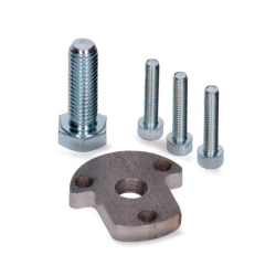Estrattore Crimaz DC2074-0EST in acciaio, con tre viti M4 e vite centrale, per pignoni conici Vespa Smallframe compatibili.