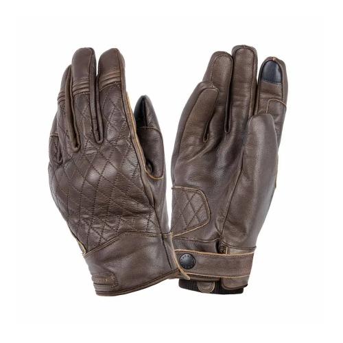 Guanti TUCANO URBANO STEVE, marrone vintage, unisex, taglia S, 100% pelle, EN 13594