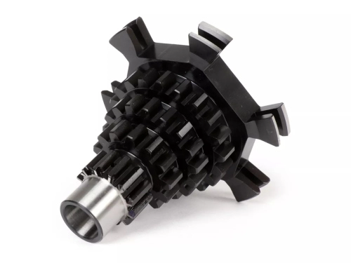 Gruppo ingranaggi completo BGM PRO BGM6506KT62 Z12-13-17-20 con quarta corta, per Vespa PX200 e Rally200 compatibili.