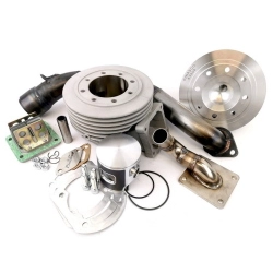 Pinasco 145cc "ZUERA EVR" Big Bore aluminium cylinder with side spark plug for Vespa 125 ET3 - Primavera